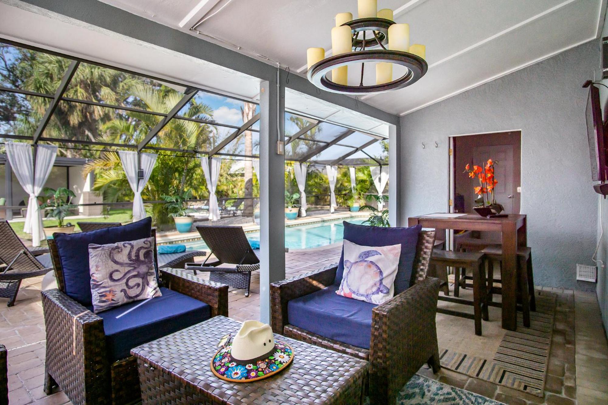 Apartamento Luxury Zen Den With Heated Pool Just Off Siesta Key Sarasota Exterior foto